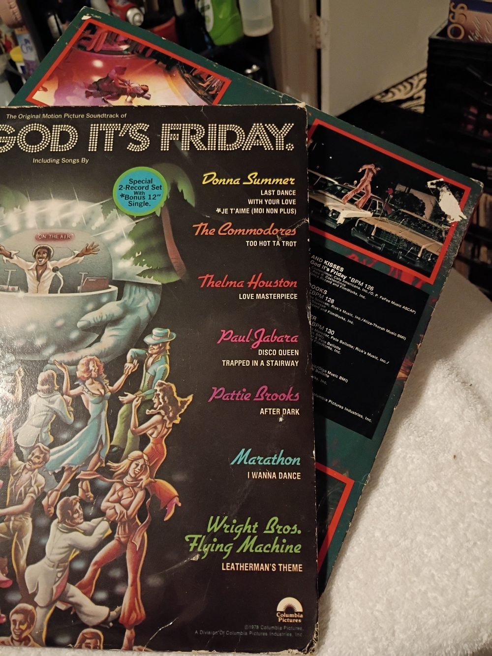 Thank God It's Friday Vinyl Album - Black Cover Art 2 Albums. - Picture 7 of 7
